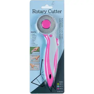 Rotary  for Fabric Pink, Fabric Rotary  Sewing, Fabric Cutters, as  Roller  for Fabric , Rotary   45mm, Fabric  Wheel,  Quilting Tools