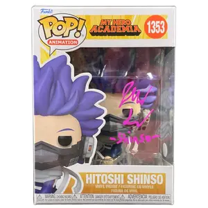 Jarrod Greene Signed Funko POP My Hero Academia Hitoshi Shinso 1353 Auto Anime JSA