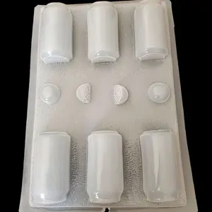 Cans with Lemon Slices Plastic Mold