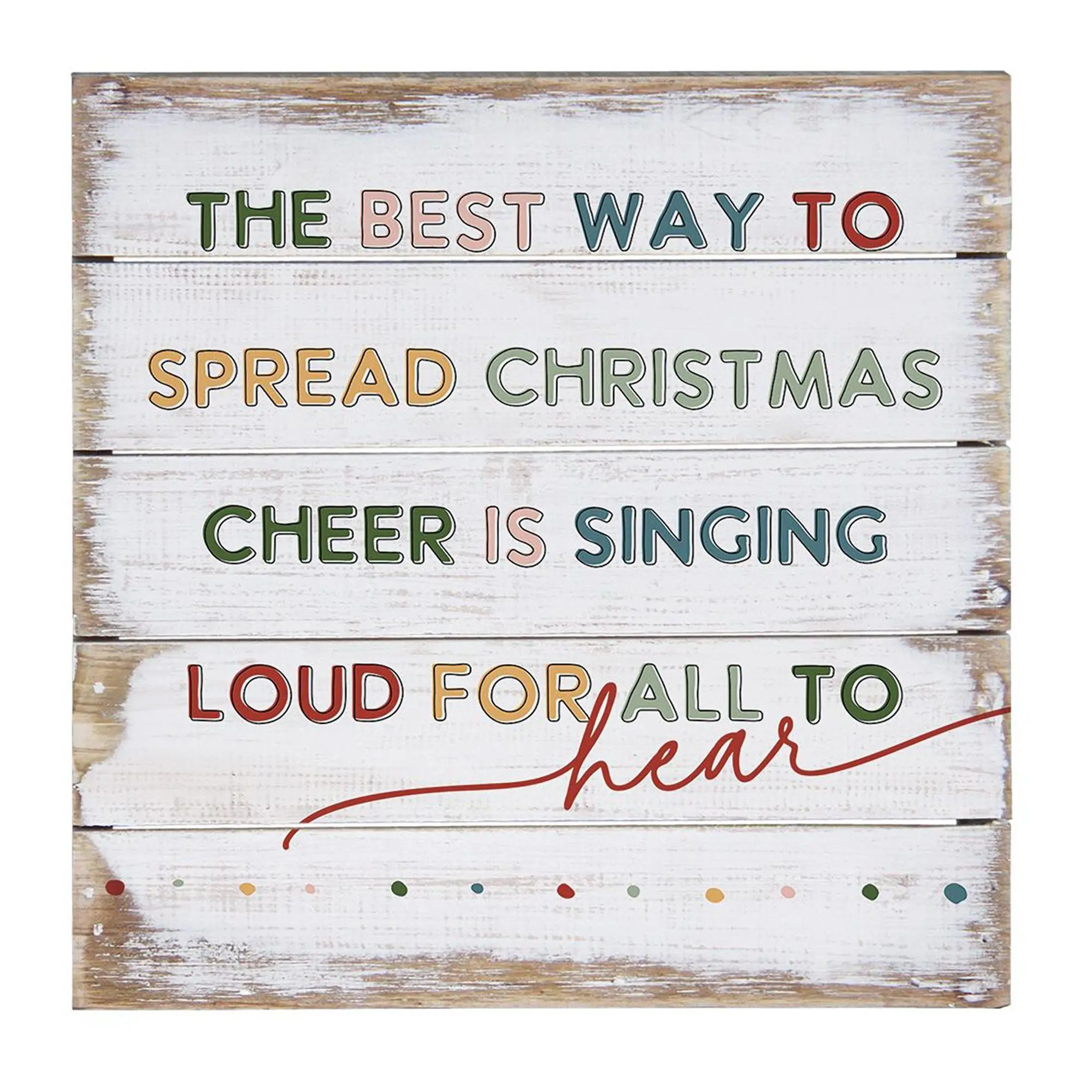 Sincere Surroundings 8" Spread Cheer Colorful, Pallet Petite