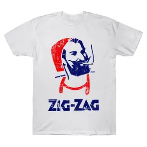 Oversized Zig Zag Vintage Graphic T-Shirt Streetwear Holiday Wear y2k cotton fashion Streetwear Lover Gift Top Trending