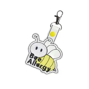 Bee Allergy Bag Tag