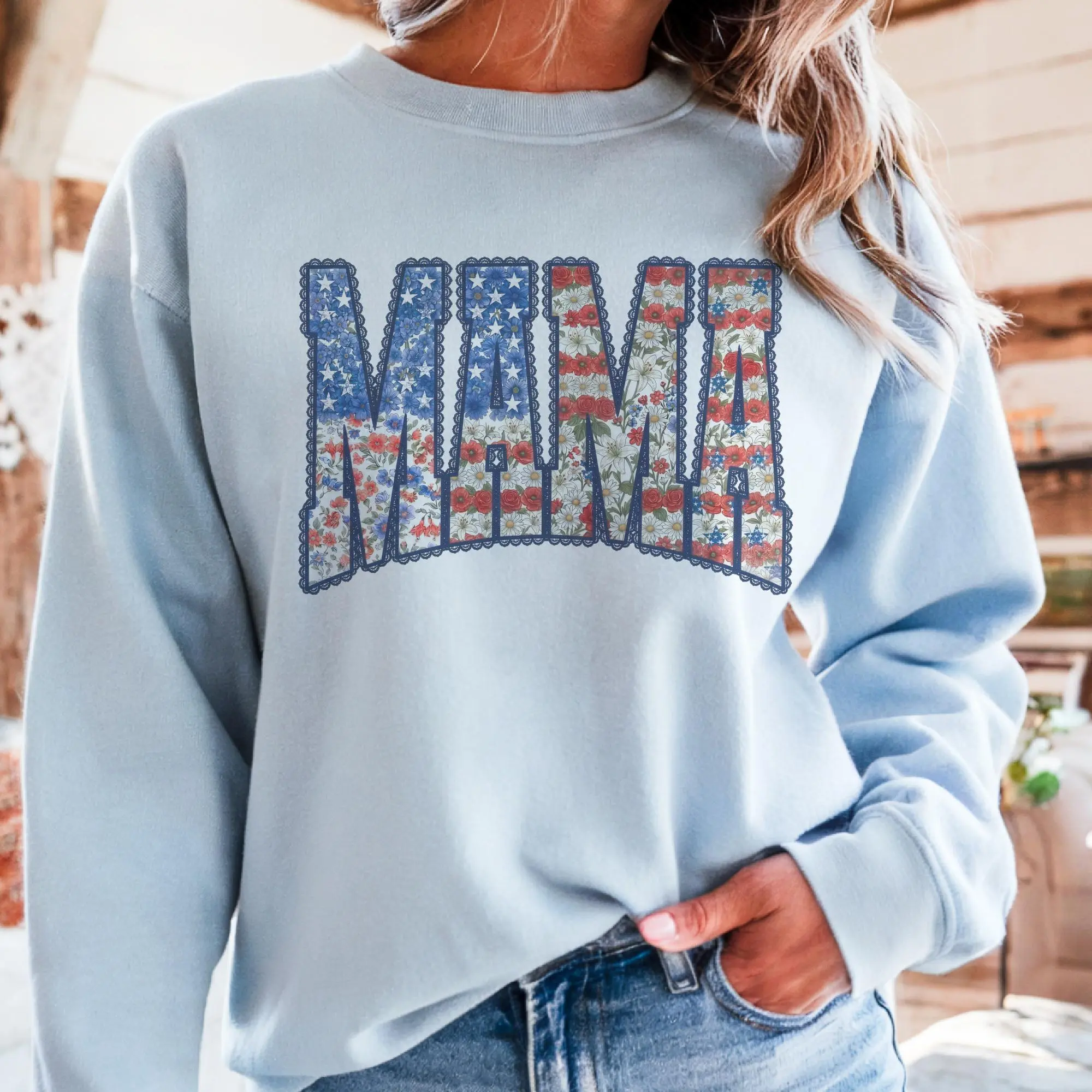 Light Blue Sweatshirt