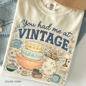 Comfort Colors You Had Me At Vintage Tshirt, Vintage Thrifting Printed Tee, Spring Graphic Tshirt, Take Me To The Thrift Tee