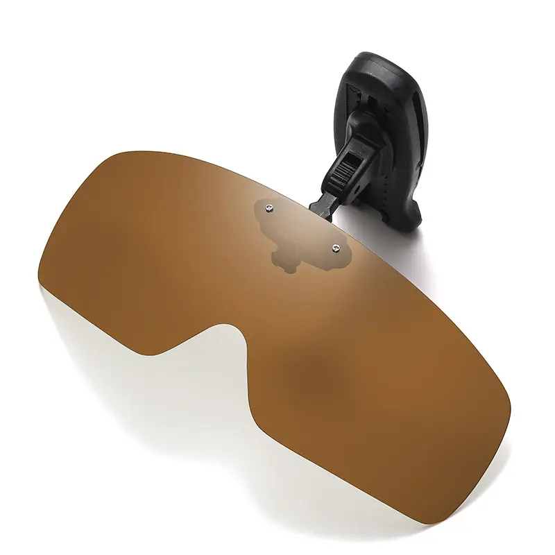 Black hat clip tea colored lens