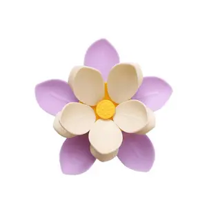 Double-layer Snack Sealing Clip Household Magnetic Petal Food Sealer Refrigerator Sticker Kitchen Seasoning Potato Chip Bag Sealing Clip