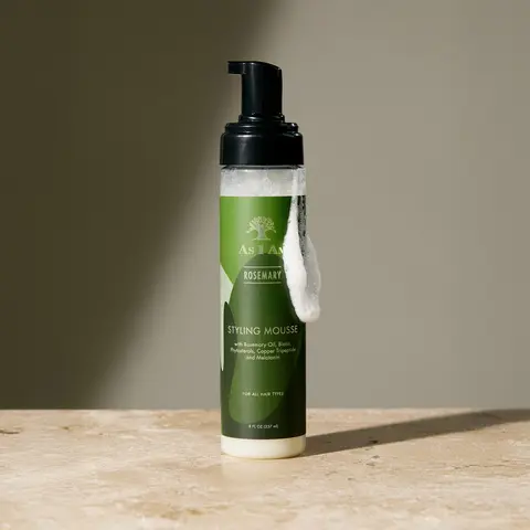 As I Am Rosemary Hair Mousse - 8 oz - with Biotin & Saw Palmetto