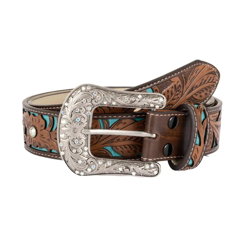 Vintage brown cowgirl belt - TikTok Shop display picture 1