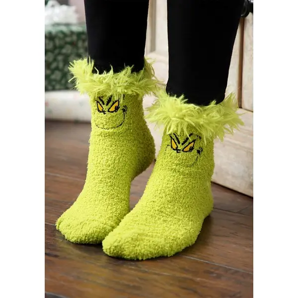 Grinch Fuzzy Socks Grinch Fuzzy Socks