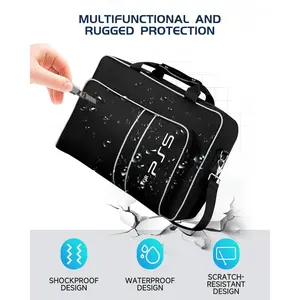 For PS5 Travel Case for PS5 Protective Case Bag Suitable for PS5 Disc/Digital Edition Console, Controllers, Game Cards, Headset keyboard w mechanical key mouse wireless