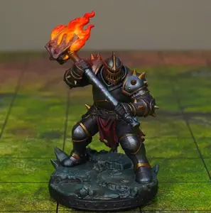 Cursed Warrior Mini | D&D Villain Evil Paladin, Dungeons and Dragons, Tabletop Miniature