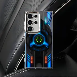 Super Cool Switch Pattern Aesthetic Soft Phone Cases For SAMSUNG GALAXY S25 S24 S23 S22 A14 A15 A16 A25 A26 A34 A36 A53 A54 A55 A56 FE PLUS ULTRA EDGE 5G Clear Silicone TPU Electroplating Lens Frame Shockproof Phone Cases Cover L1078