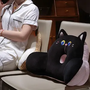 Bed Rest Reading Pillow Soft Lumbar Cushion with Washable Cover, Relaxing Design, TV Watching, Gaming, Car Use, Comfortable Support
