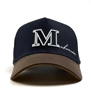 Forty Five "Michoacán" Cap- Navy/Brown
