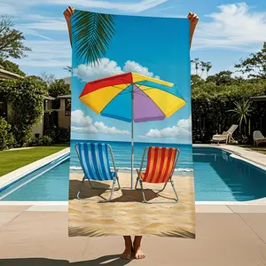 Portable folding beach towel Beach loungers Stay away from stickiness