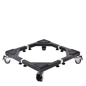 Moving-Home Essential — Stainless Steel Washing Machine Mobile Stand, Refrigerator Base, Furniture Moving Stand