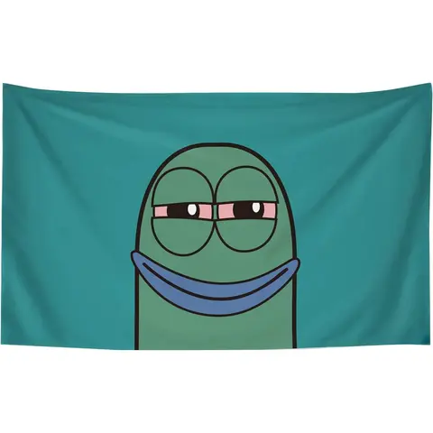 Baked Bertram Funny Baked Tapestry Wall Hanging - Home Room Decor for Bedroom Use, Indoors Boy-Focused Backdrop Banner, Moving-Season Vibe Home Supply
