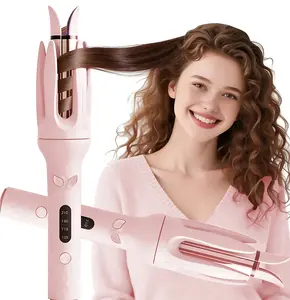 Automatic Rotating Hair Curler, 28 mm Professional Curling Iron, Electric Curling Wand with Negative Ion Hair Care, 4 Adjustable Heat Settings, Anti-Tangle & Anti-Burn Design, Fast Styling Large Curling Tool for Soft, Natural Waves, Salon Hair Curler for