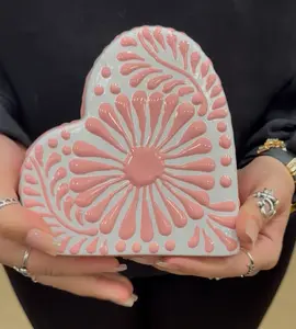 V-Day Heart Ceramic Vase