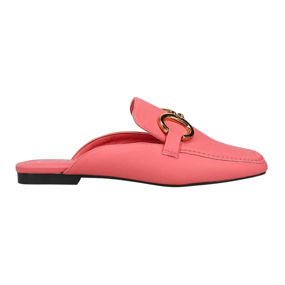 Shu Shop Womens Andromeda Slip On Mules Flats Casual - Pink Shu Shop Womens Andromeda Slip On Mules Flats Casual - Pink