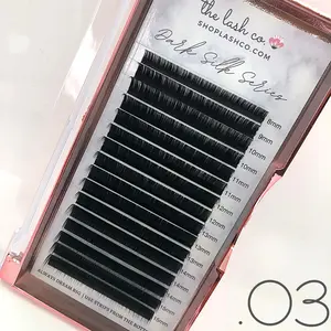 Dark Silk Volume Lash Trays - .03 Diameter