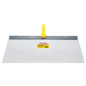 ToolPro Professional Grade Knockdown Knife with Flexible Lexan Blade for Drywall Finishing - Easy to Clean- Durable - Compatabile with Extension Poles (36 in.)