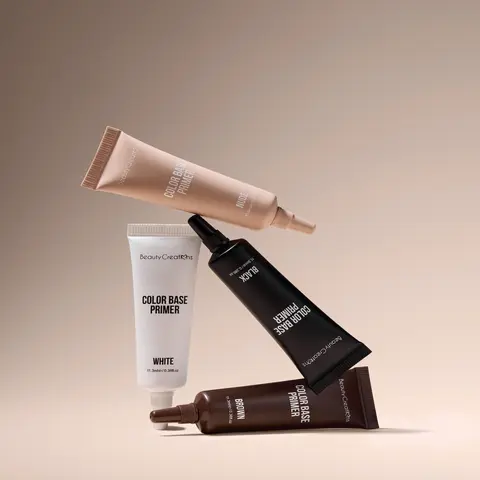Beauty Creations Creamy Eyeshadow Color Base Primer - White/Black/Brown PR, Hydrating, Blend-able, Long-Lasting Makeup Cosmetic for Enhancing Eyeshadow Pigment