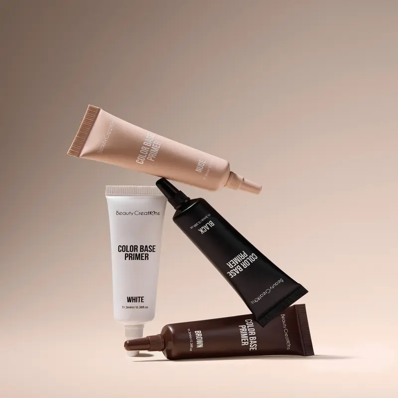 Beauty Creations Creamy Eyeshadow Color Base Primer - White/Black/Brown PR, Hydrating, Blend-able, Long-Lasting Makeup Cosmetic for Enhancing Eyeshadow Pigment