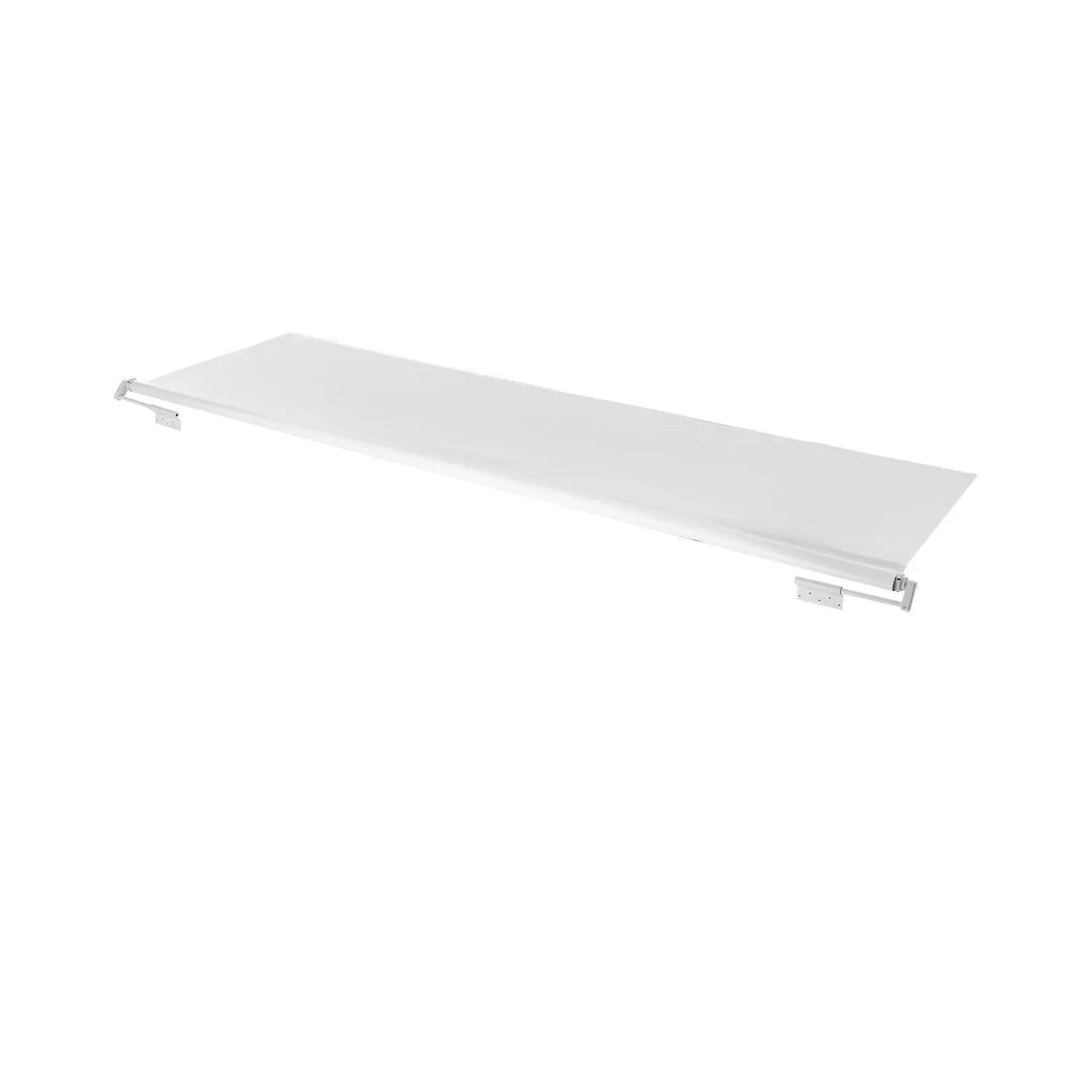 VEVOR RV Slide Topper Awning Fabric Replacement, Sturdy Stainless Steel & Aluminium, 1"-13' Size, White, Sun Protection, Waterproof, Quick and Easy Installation, Highly Compatible Design, Heavy-Duty Weather-Resistant Patio Canopy Sunshade
