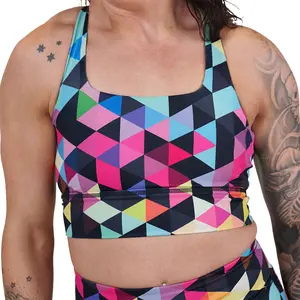 Longline Bra | Color Block