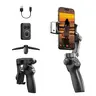 FUNSNAP CM8 3-Axis Sturdy Mobile Smartphone Gimbal Stabilizer with CM8 AI Tracker, Remote Control, Type-C Support, Gesture Control, Portable Foldable Design, Fits Backpacks, for Most Smartphones Up to 7 Inches, iPhone, Android, Vlogging, Christmas Gift