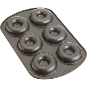 Wilton Gold Premium Non-Stick Warp-Resistant Bakeware Donut Pan Set, 2 Pieces, Made without PFAs, Packaging May Vary