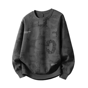Men's Oversized Raglan Letter Print Sweatshirt, Stylish Trendy Comfortable Pullover, Versatile Fashion for Men, Casual Wear S-5XL