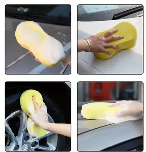High Density Car Washing Sponges 8 Shaped Sponges Block Car Cleaning Waxing Tools Cleaning Accessories Car Cleaning Supplie