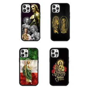 San Judas Tadeo ART Phone Cases For iPhone 17 16 15 14 13 12 11 Promax Pro Air Plus Black Protective Cover Protection