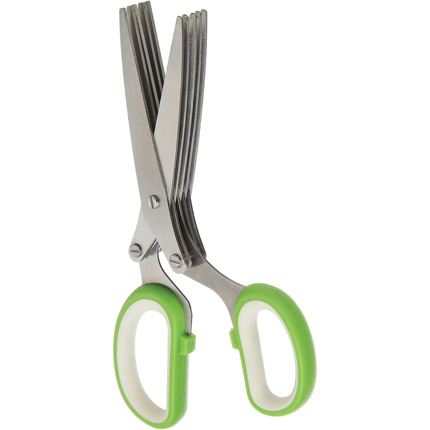 Progressive PS-5305 Kitchen Herb Scissors, Sharp Blade, Comfortable Handles, Protective Cover
