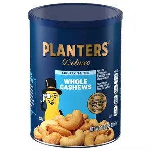 Planters Deluxe Whole Cashews Lightly Salted 18.25oz.