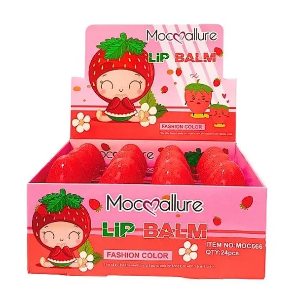 Dewha Strawberry Balsam Lip Balm, Moisturizer for Normal Lips with Hydrating, Nourishing Gloss for Smoothness, Gentle