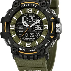 Activa X Invicta Digital Men's Watch - 58mm, Army Green