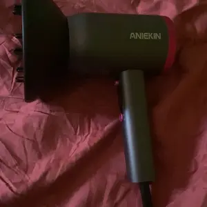 ANIEKIN Hair Dryer, 1875 Watts Fast Drying Blow Dryer with Diffuser and Concentrator, Compact Lightweight Hair Dryer for Women and Men