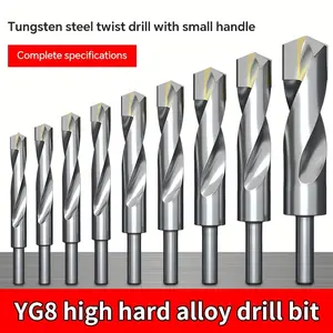 6+8+10+12+14mm 5pcs Tungsten Steel Alloy Twist Drill Punching Steel Super Hard Spring Steel Angle Cast Iron Special