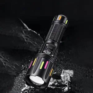 High Power White Laser Flashlight, USB-C Rechargeable Flashlight, Compact Design Flashlight for Camping & Outdoor Adventure