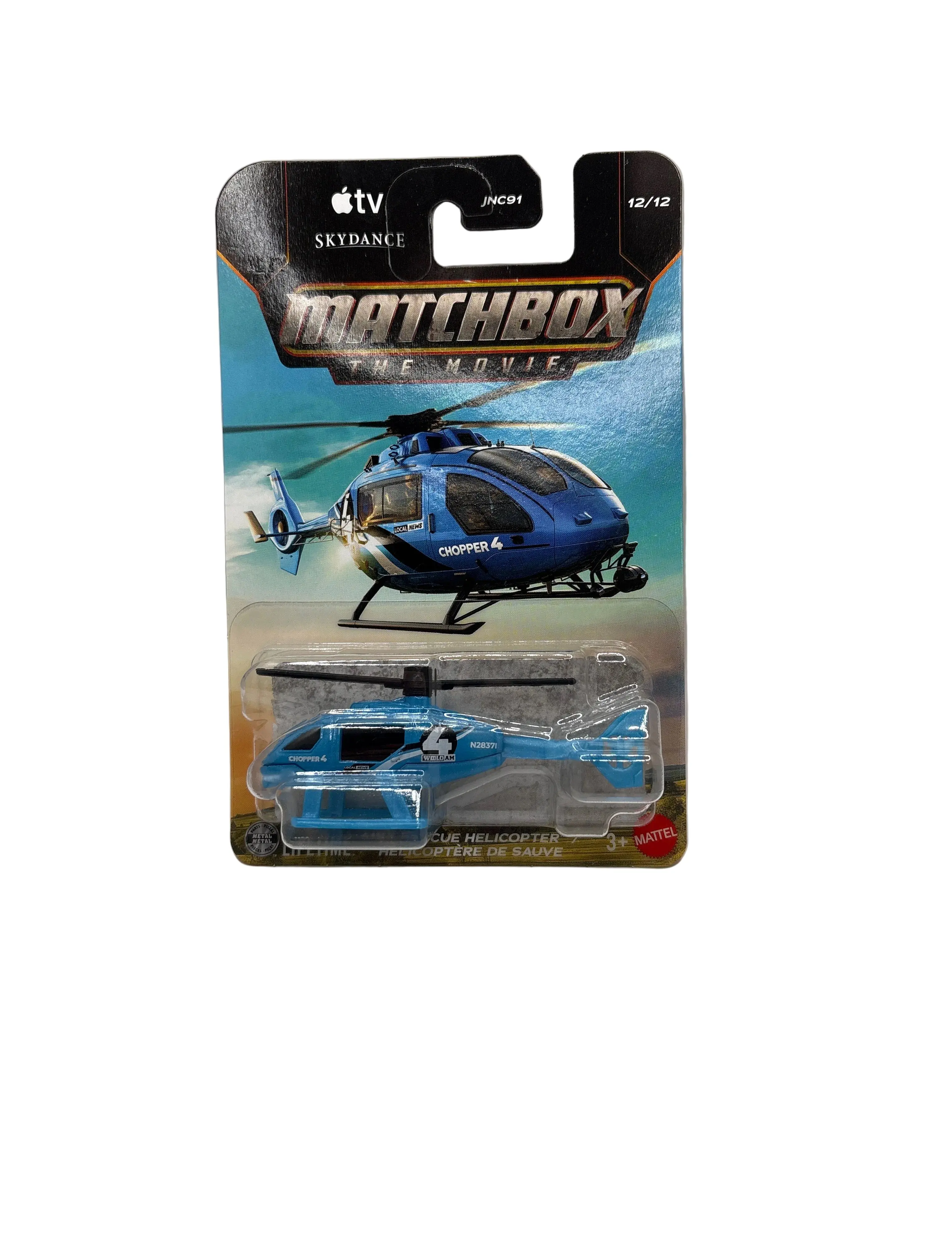 Matchbox MBX Rescue Helicopter Diecast blue