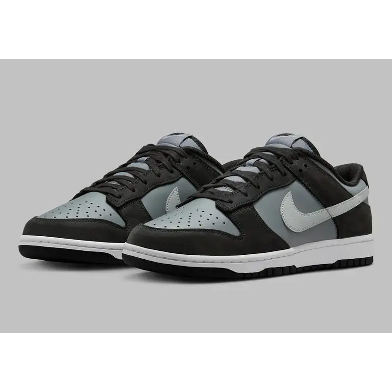 Men's Nike Dunk Low "Black/Light Smoke Grey" IB3079-001 Fashion Athletic Sneaker