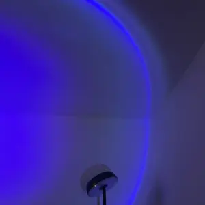 Fall Sunset Lamp Projector Light 180° Adjustable Sunset Mood Lamp, 4 Modes, Remote Control RGB Ambient Night Light for Bedroom, Gaming Room, Live Streaming Photography & Parties Home Wall Decor Party Live Streaming Christmas Gift Led Multi