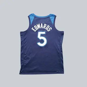 Anthony Edwards #5 Statement Swingman Jersey Patch 2026 full logo
