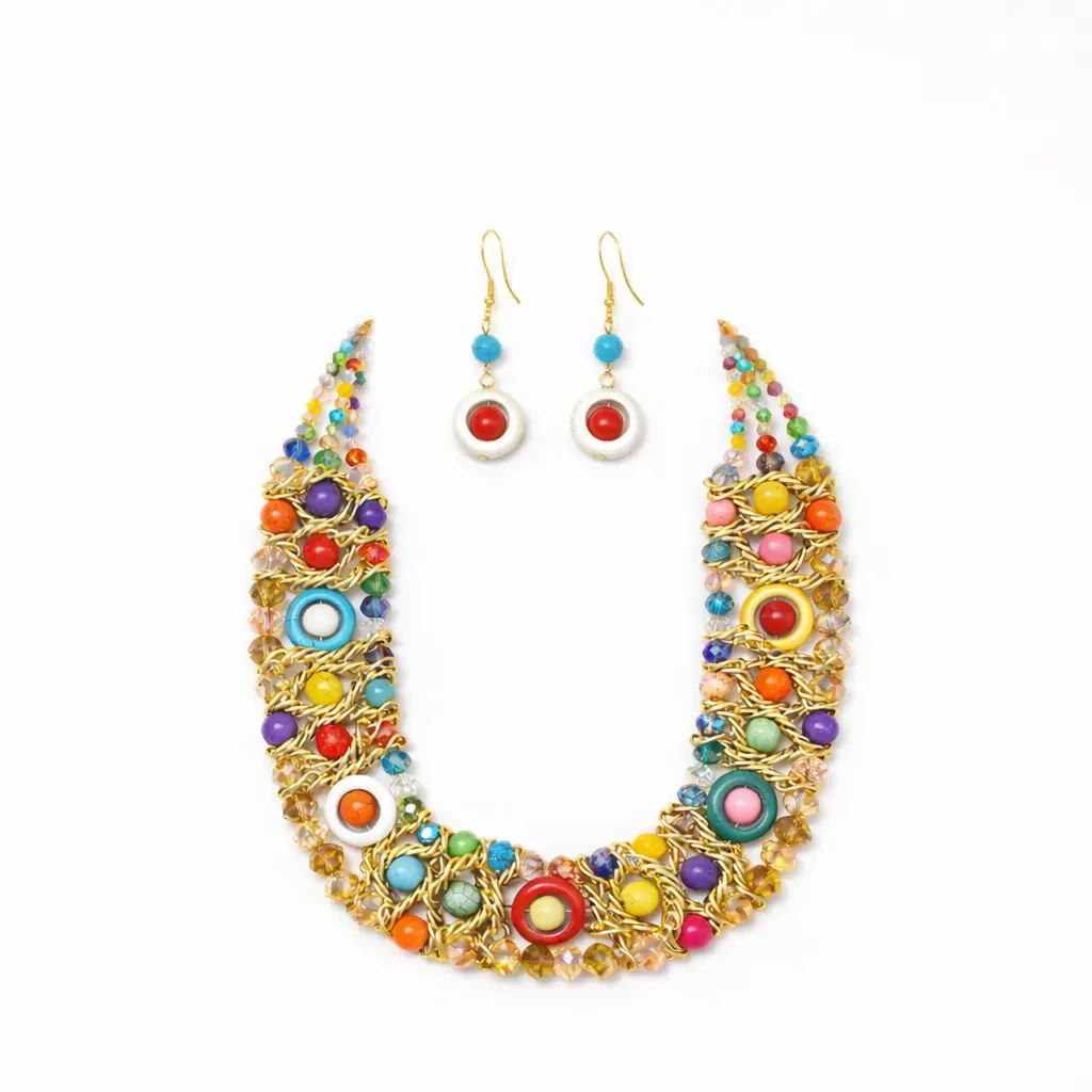 Kaleido Necklace Set (Multi)