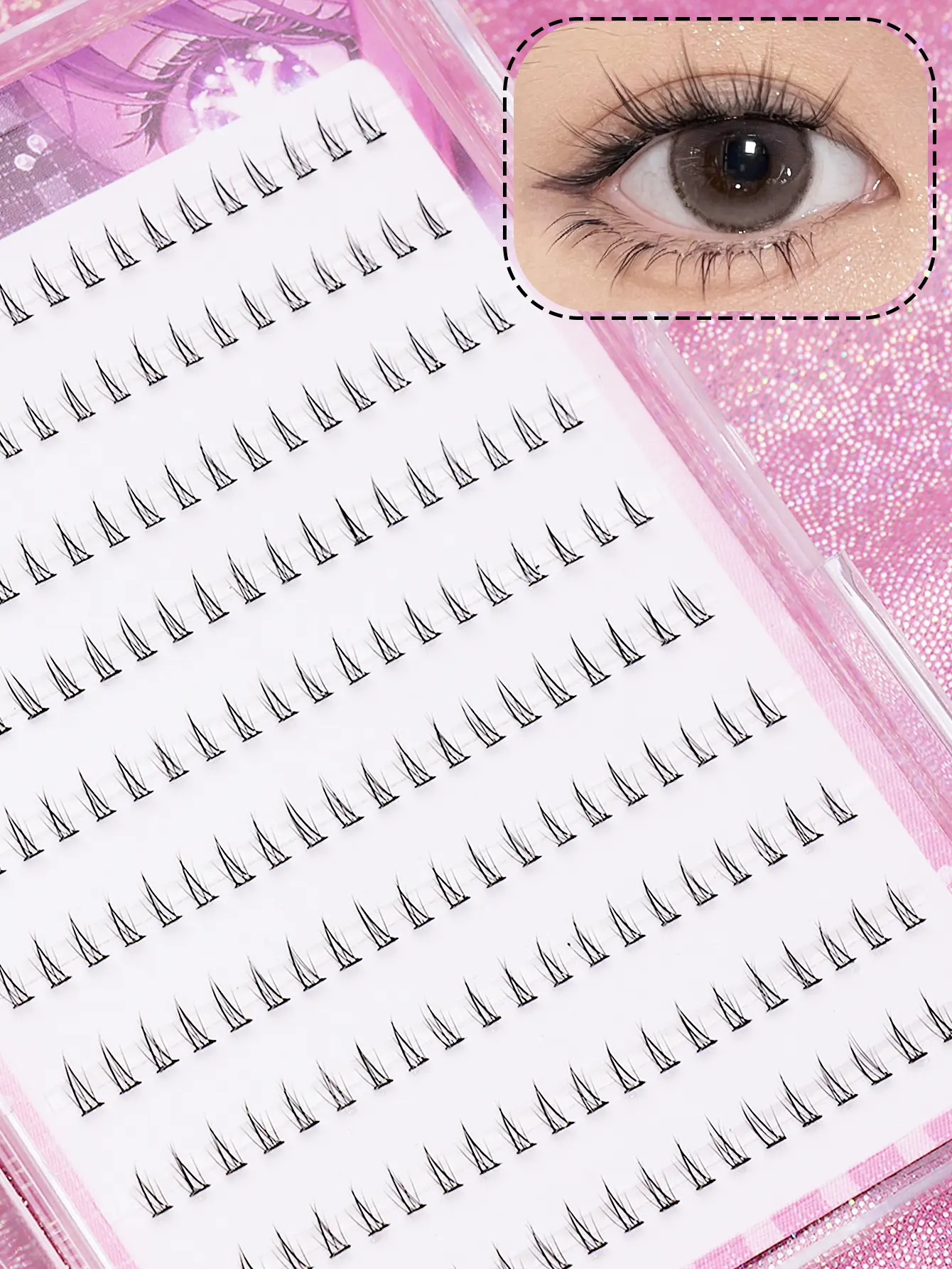 AYRMILLA 3–5 mm, 10 rows of 200 lash clusters for lower lashes, no glue needed, convenient and reusable.Natural false eyelashes suitable for weddings, parties, everyday group activities, and more.It’s also suitable for beginners to create fairy makeup, ro