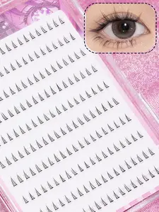 3–5 mm, 10 rows of 200 lash clusters for lower lashes, no glue needed, convenient and reusable. Natural false eyelashes suitable for weddings, parties, everyday group activities, and more. It’s also suitable for beginners to create fairy makeup, role-play