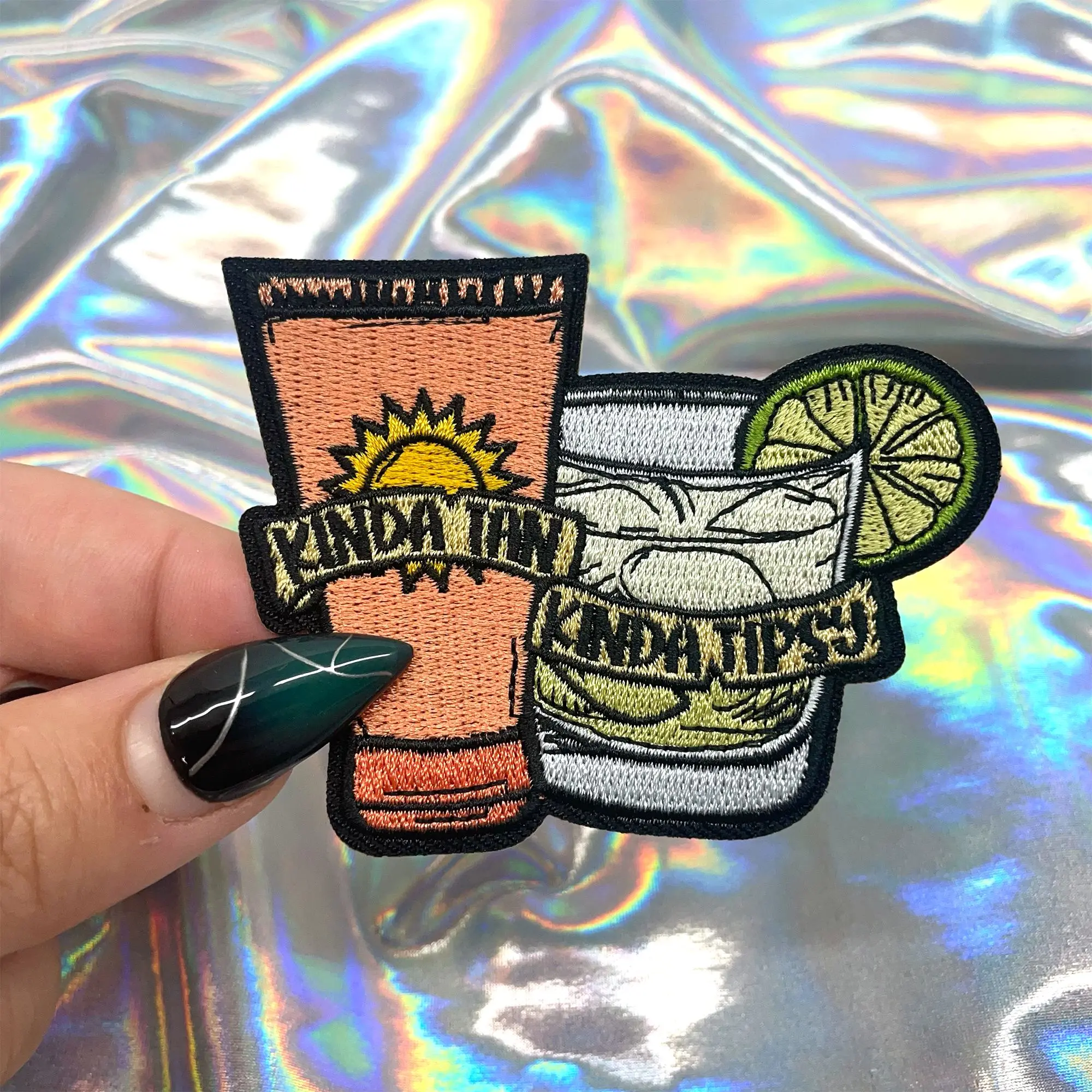 Kinda Tan, Kinda Tipsy Iron On Patch
